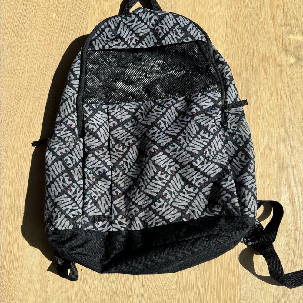 Nike Gray and Black Graphic Boy’s Backpack